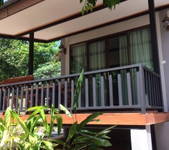 Двухместный номер Standard с видом на сад двуспальная кровать в Thai Terrace Bungalow