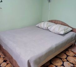 Номер с видом на озеро с двуспальной кроватью,душ и туалет на два номера. в Аршан