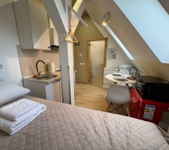2-местный 1-комнатный номер студия стандарт (мансарда) в Апарт-отель