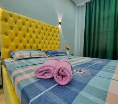 Двухместные апартаменты двуспальная кровать в Art House