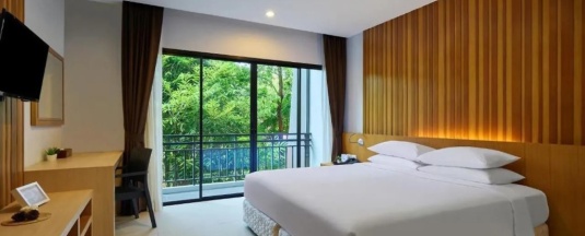 Двухместный номер Deluxe двуспальная кровать в Nai Yang Beach Hotel