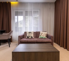 Номер люкс с 1 двуспальной кроватью и балконом в Moon