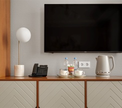 Стандартный номер с большой двуспальной кроватью в Смарт