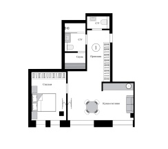 2-комнатные апартаменты стандарт проспект Ленина 8 в Кольский