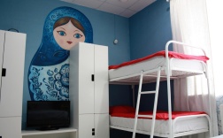 4-местный номер эконом семейный в Sky Hostel