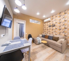 Апартаменты c 1 комнатой с красивым видом из окна в Апартаменты Море Апартаментов на Эстонской 37/4 -165
