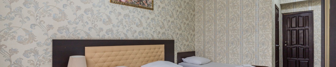 Трехместный комфорт ( номер трехместный с одной двуспальной и одной 1,5 спальной кроватями ) в Sамвилла