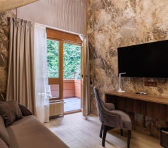 Апартаменты с балконом и видом на горы в Stellar collection chalet, Krasnaya Polyana