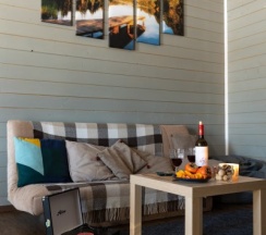 Шале в японском саду в Шале Мануки эн