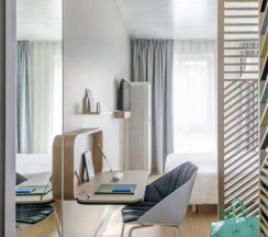 Одноместный номер Standard двуспальная кровать в OKKO Hotels Toulon Centre