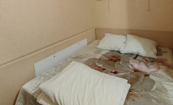 2-местный номер эконом с 1 двуспальной кроватью (без окна) в Престиж