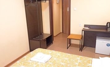 Номер стандарт с 1 двуспальной кроватью в Smart Hotel KDO Челябинск