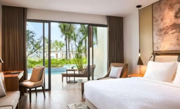 Двухместный номер с доступом в бассейн Superior (двуспальная кровать) в Mövenpick Resort Waverly Phu Quoc