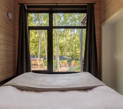 Улучшенный дом с двумя спальнями и купелью в Opushka house Новожилово