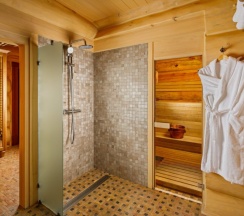 Relax Chalet 2 отдельные кровати в Altay Village Teletskoe