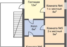 2-комнатный номер эконом (с пансионом) в Остров Колочный