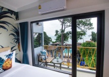 Двухместный номер Deluxe с видом на море 2 отдельные кровати в Lub d Koh Samui Chaweng Beach - Hostel