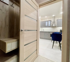 Однокомнатная квартира с потрясающим видом на город в ЖК "Pragma House" в Rauktis apartments