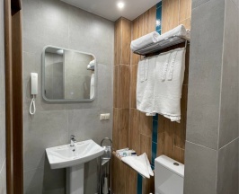 Номер категории Эконом с одной двухспальной кроватью в Loft Boutique