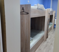 Койко-место в восьми местном мужском номере в Olimp