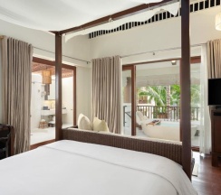 Двухместный Pool Villa люкс двухуровневый c 1 комнатой двуспальная кровать в SALA Samui Choengmon Beach