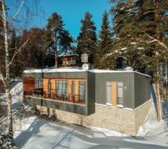 Коттедж с 3 спальнями №7 с джакузи в Чайка 1918