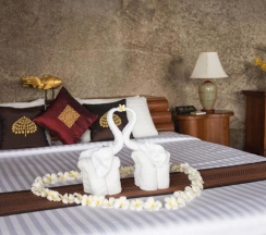 Двухместный люкс Presidential Pool двуспальная кровать в Отель Panviman Resort Koh Phangan
