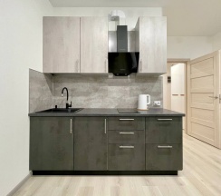 Апартаменты-студио в ЖК "ArtLine" (метро Старая деревня 5 мин.пешком) в Rauktis apartments