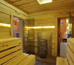 Студия с кухней с доп. кроватью и финской сауной "Леший" (сауна оплачивается отдельно) в Матросский