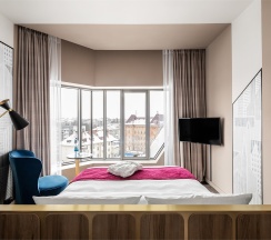 Номер Classic, с видом на город - с двуспальной кроватью в Mercure