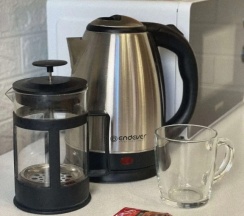 Двухместные апартаменты Standard с балконом (двуспальная кровать) в Квартира на Советской улице 9