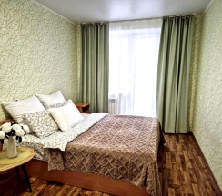 1-комнатные апартаменты стандарт г.Чебаркуль, ул. Карпенко, д. 4в, кв. 64 (мансарда) в Уютная студия на улице Карпенко 4В