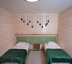 Комната комфорт с 2 односпальными кроватями в Лукоморье