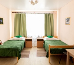 Стандартный двухместный номер с двумя раздельными кроватями в Брусника