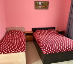 Комната стандарт с 2 односпальными и 1 двуспальной кроватью №2 в Алешкина мечта