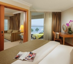 Люкс Jacuzzi Deluxe с балконом в Hotel Aria
