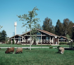 Четырёхместное шале с 2 комнатами с красивым видом из окна в Vazuza Country Club