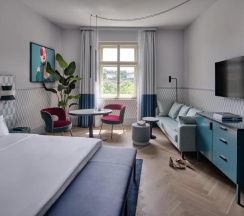 Двухместный номер Deluxe двуспальная кровать в Falkensteiner Hotel Prague