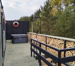 Номер Superior с балконом и с красивым видом из окна в А в лесу