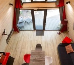 SPA Новожилово A-frame Red (купель) в Ёлки рент