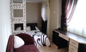 Двухместная студия (Корпус Аэроград) двуспальная кровать в Аэроград