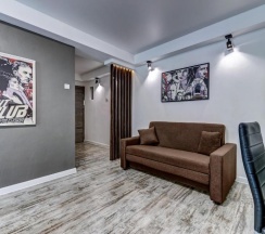 "LOFT STAR" Однокомнатная квартира (Метро Звездная, 10 минут пешком) в Rauktis apartments