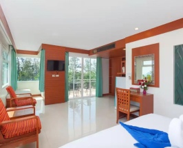 Двухместный номер Grand Deluxe с видом на море двуспальная кровать в Baumancasa Beach Resort