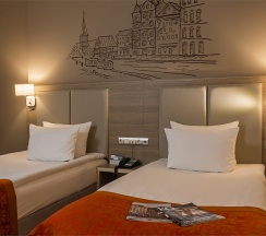 Стандартный номер с видом на реку и 2 отдельными кроватями в Holiday Inn Kaliningrad