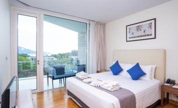 Двухместный номер Deluxe с балконом двуспальная кровать в Splash Beach Resort 