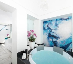 Двухместный номер With hot tube Executive Seaview (двуспальная кровать) в Positano Art Hotel Pasitea