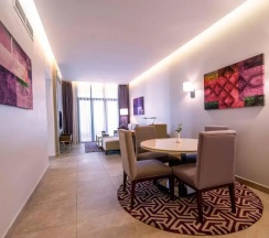 Люкс Prestige с 2 комнатами с видом на город в Mercure Barsha Heights