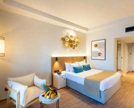 Двухместный номер Premium с видом на бассейн двуспальная кровать в Desert Rose Resort