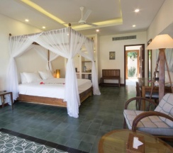 Двухместный номер Premium с видом на сад двуспальная кровать в Cassia Cottage Resort and Spa