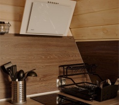 A-FRAME Dream House на первой линии с большой террасой, гриль зоной и банным чаном в Dream House